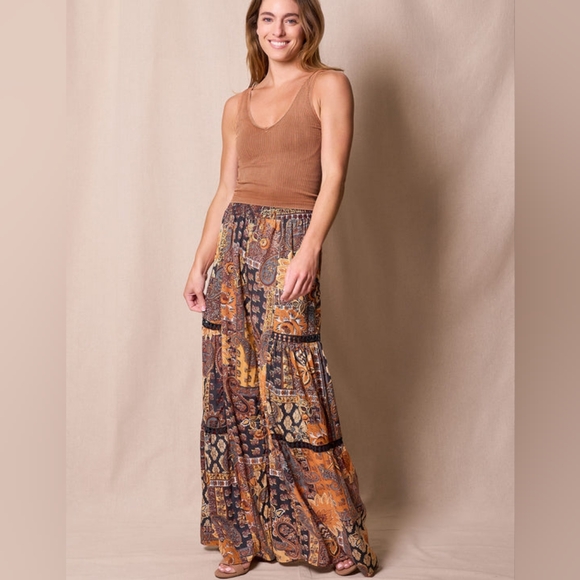 Mulit colored Palazzo pants - Picture 5 of 8